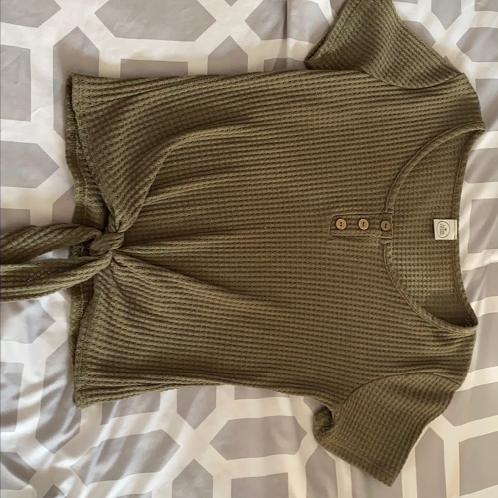 Olive Green Top